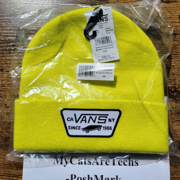 Vans Accessories - Vans Milford Beanie (UNISEX) Brand New With Tags! Color Sulphur VERY NICE!